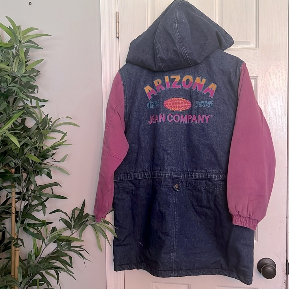 Arizona Jean company Vintage denim insulated jacket